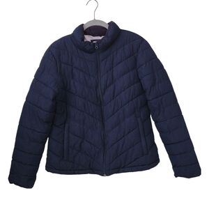GAP Navy Quilted Women's Puffer Jacket